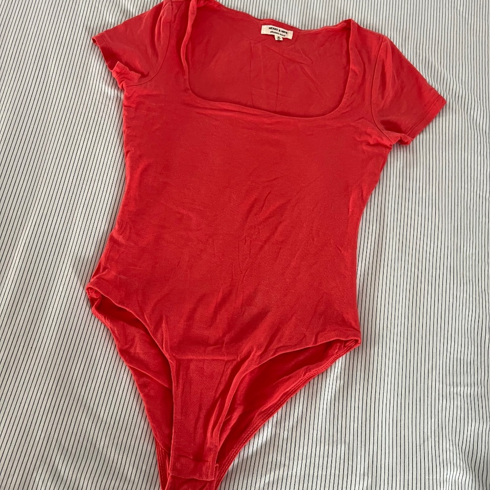 Square neck bodysuit